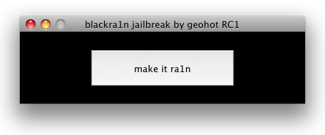 blackra1n for Mac OS X blackra1n for Mac OS X