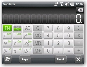HD2 Caculator (1)HTC HD2 Caculator App (Landscape)