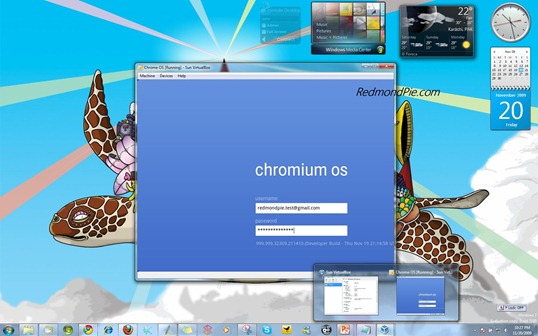 Chrome OS on Windows 7