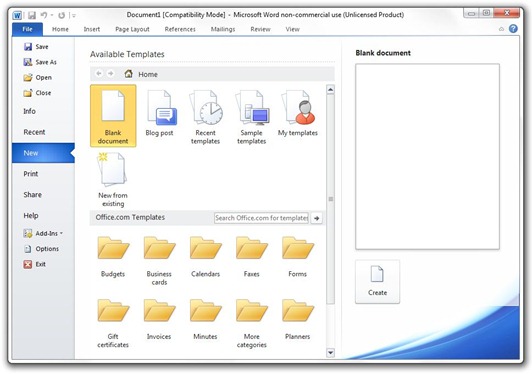 Office 2010 Beta