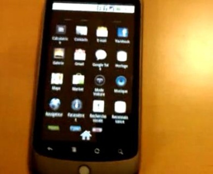 the new Android 2.1 OS