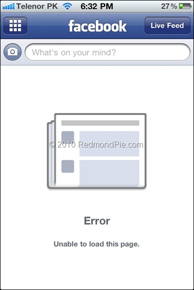 Fix Facebook for iPhone 3.2