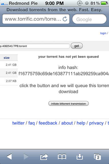 Torrents on iPhone (2)
