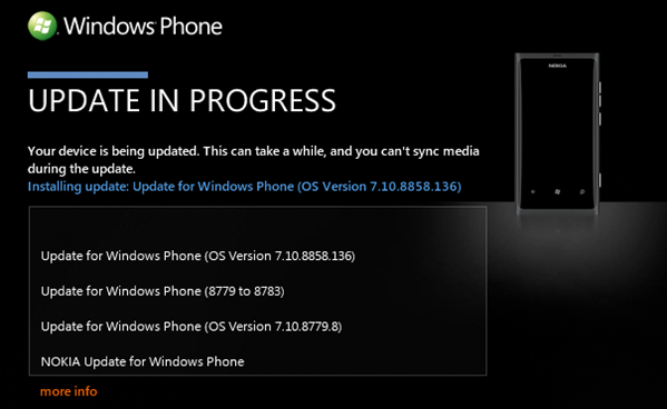 Nokia Lumia 800 Update